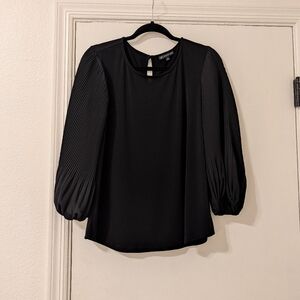 Adrianna Papell Black Blouse